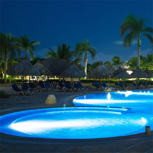Laswim China 25mm Ultra-thin Stainless Steel Led Underwater Pool Lights, 9 Color Shows