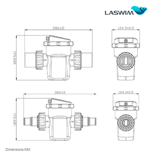 Laswim China Factory Prices CB Salt Chlorinator Saltwater System For Above-ground Inground Pools 3 Years Warranty