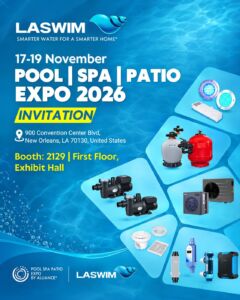 LASWIM to Exhibit at Pool Spa Patio Expo 2026 in the USA